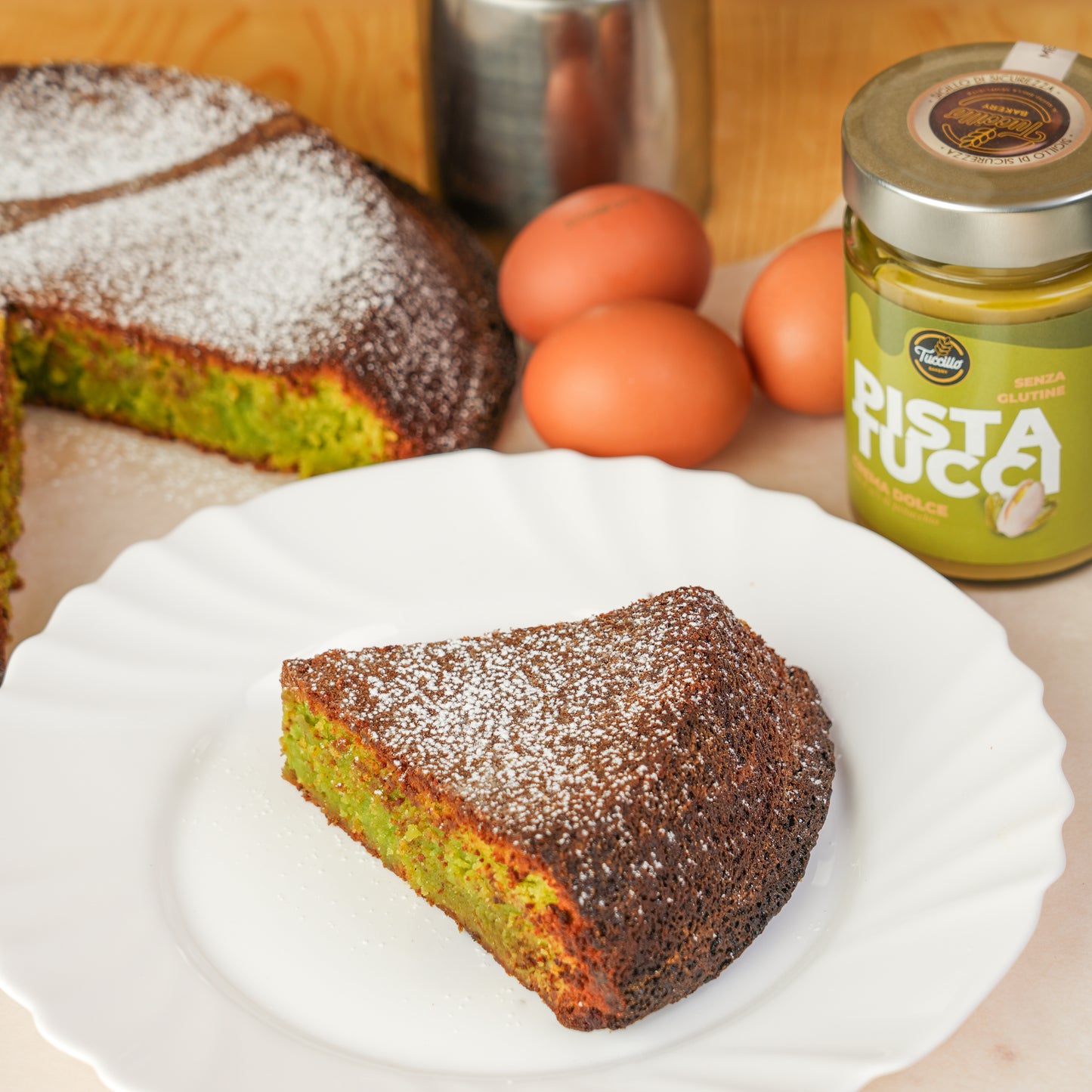 Caprese al pistacchio