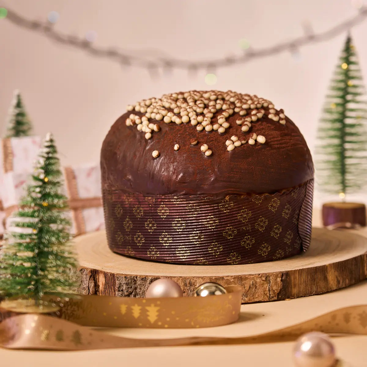 Panettone Grace ai Tre cioccolati