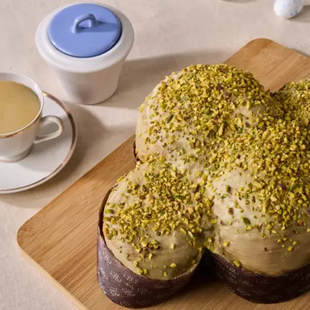 Colomba al pistacchio e cioccolato