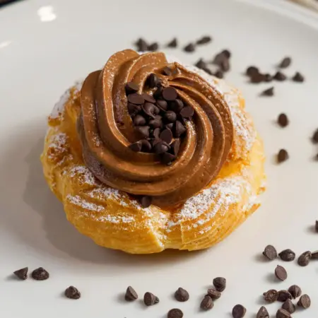 Zeppola di San Giuseppe al Cioccolato